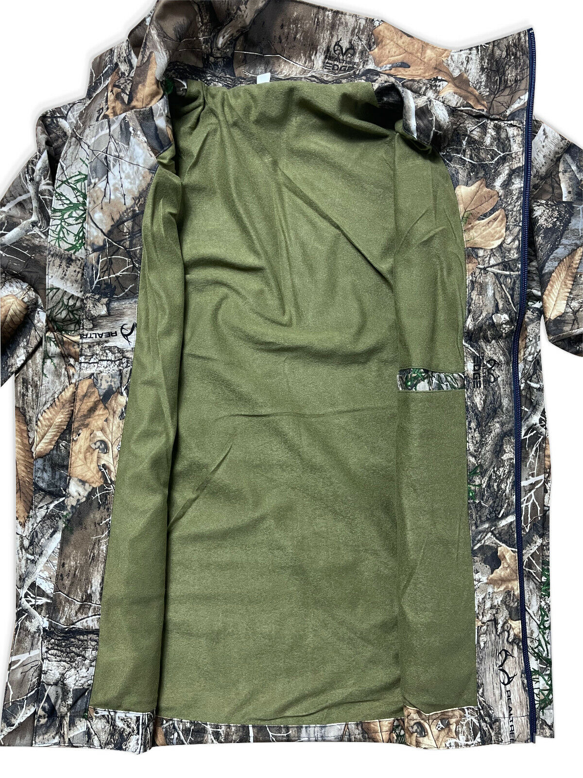 Hunting Jacket - Light Fleece Jacket - Colour REALTREE EDGE - No Tag No Label