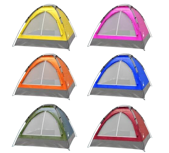 2 Person Pop Up Cabin Tent Waterproof Camping Hiking Festival Lightweight 57x77"