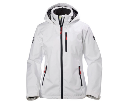 Helly Hansen - Ladies Hooded Midlayer Crew Sailing Jacket  - Red & White