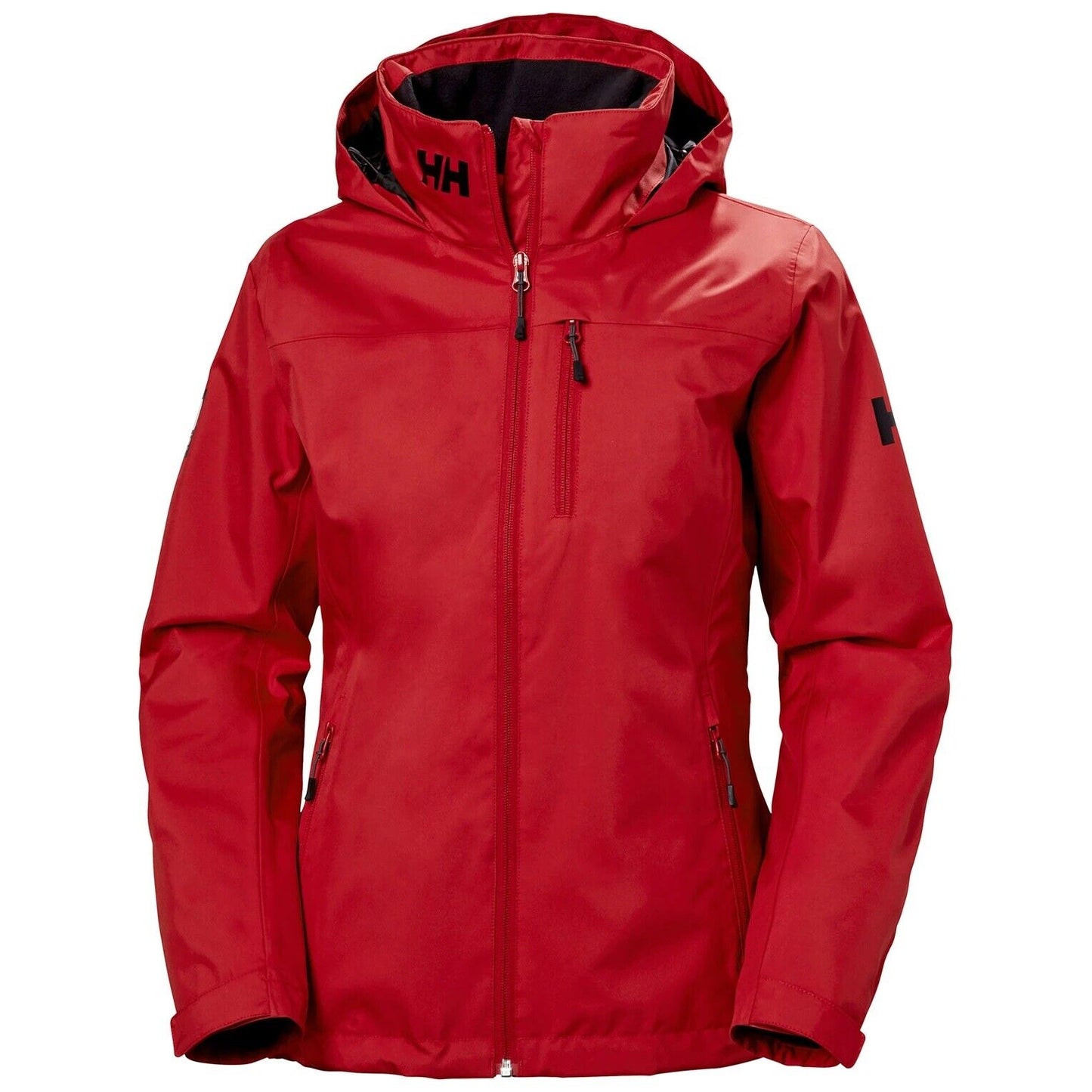 Helly Hansen - Ladies Hooded Midlayer Crew Sailing Jacket  - Red & White