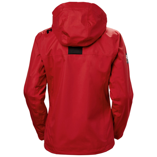 Helly Hansen - Ladies Hooded Midlayer Crew Sailing Jacket  - Red & White