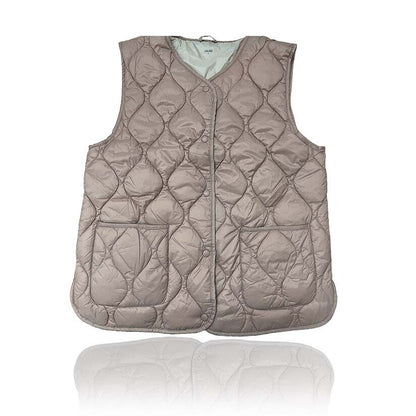 LADIES GILET QUILTED LIGHT VEST - HIGH THERMAL INSULATION COMFORTEMP
