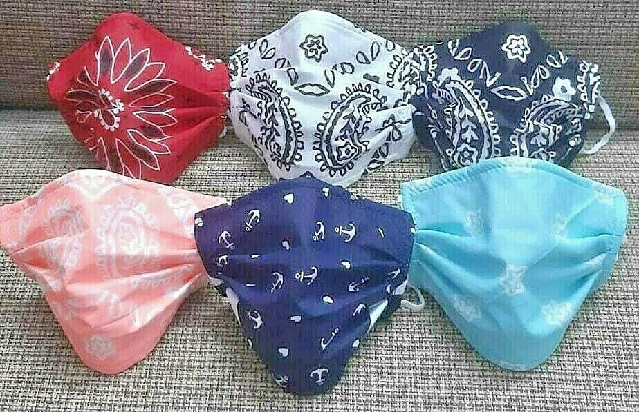 5 Layer Face Mask Reusable Washable Mouth Cotton Non Medical